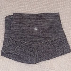 lululemon 25’ leggings, heathered black, size 0